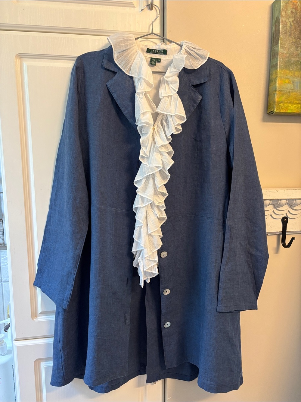Bryn Walker linen long blazer